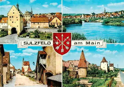 AK / Ansichtskarte 73873961 Sulzfeld_Main Stadttor Ortspartien Sulzfeld Main