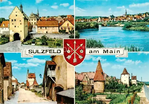 AK / Ansichtskarte  Sulzfeld_Main Stadttor Ortspartien Sulzfeld Main