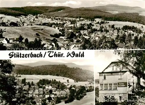 AK / Ansichtskarte 73873971 Stuetzerbach Panorama HO Gaststaette Erholung Stuetzerbach