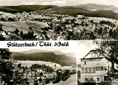 AK / Ansichtskarte  Stuetzerbach Panorama HO Gaststaette Erholung Stuetzerbach