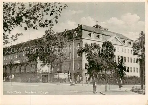 AK / Ansichtskarte  Halle_Saale Franckens Stiftungen Halle_Saale