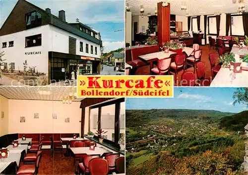 AK / Ansichtskarte 73874021 Bollendorf__Suedeifel Kurcafe Gastraeume Panorama 