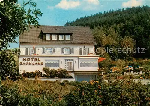 AK / Ansichtskarte 73874022 Raumland_Bad_Berleburg Hotel Raumland 