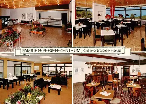 AK / Ansichtskarte 73874024 Gummersbach Familien Ferien Zentrum Kaete Strobel Haus Gastraeume Bar Gummersbach