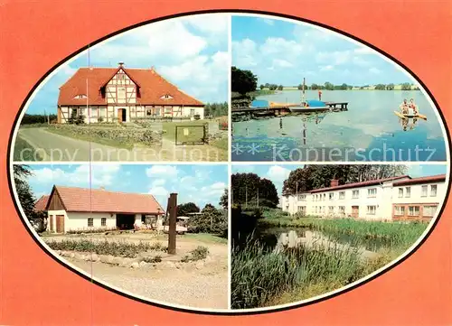 AK / Ansichtskarte 73874027 Serrahn_Kuchelmiss Ferienheim Zur Alten Post Seeblick Ferienheim des VEB Hydrogeologie Nordhausen 