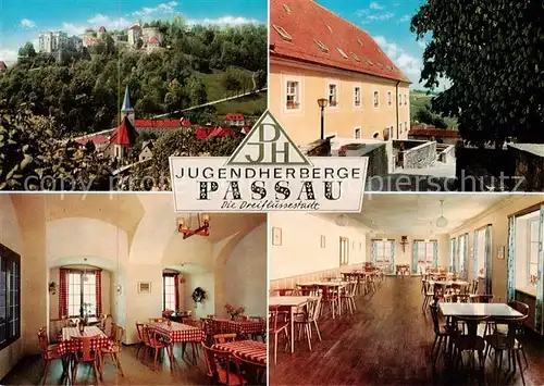 AK / Ansichtskarte 73874054 Passau Panorama Jugendherberge Gastraeume Passau