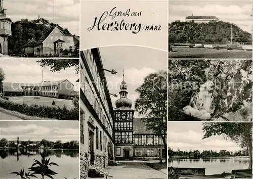 AK / Ansichtskarte  Herzberg_Harz Orts und Teilansichten Herzberg Harz