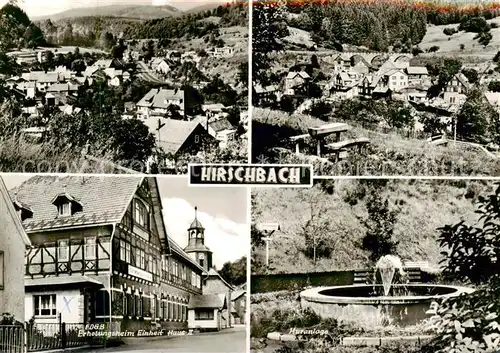 AK / Ansichtskarte  Hirschbach__Suhl Panorama FDGB Erholungsheim Kuranlage 