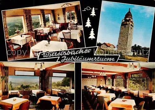 AK / Ansichtskarte  Bad_Kissingen Wittelsbacher Jubilaeumsturm Gastraeume Bad_Kissingen