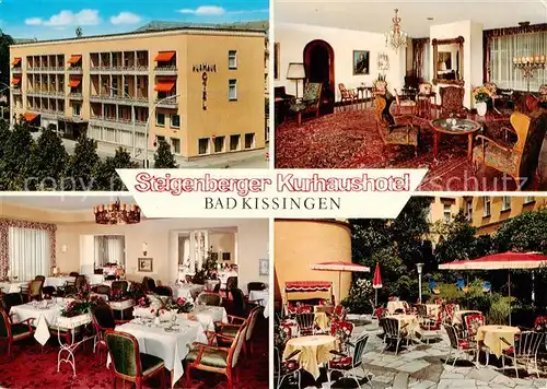 AK / Ansichtskarte  Bad_Kissingen Steigenberger Kurhaushotel Gastraeume Terrasse Bad_Kissingen