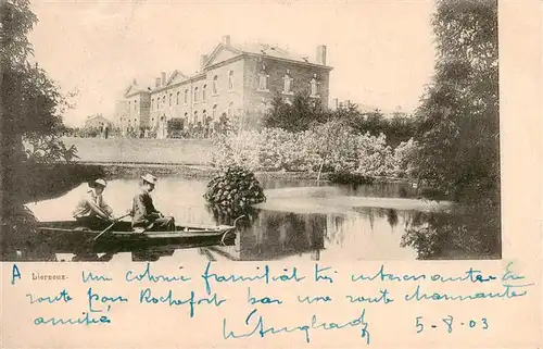 AK / Ansichtskarte  Lierneux_Belgie Gondelteich 