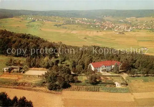 AK / Ansichtskarte  Bad_Kissingen Der Heiligenhof Fliegeraufnahme Bad_Kissingen