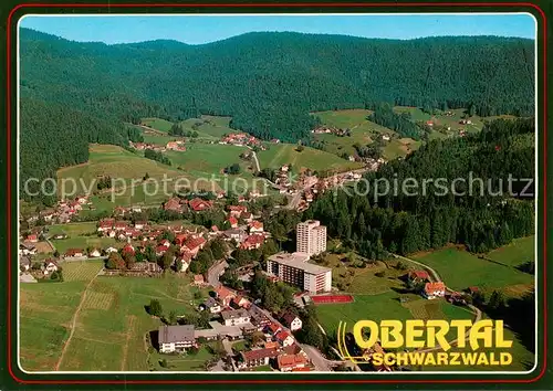 AK / Ansichtskarte  Obertal_Baiersbronn Fliegeraufnahme Obertal Baiersbronn