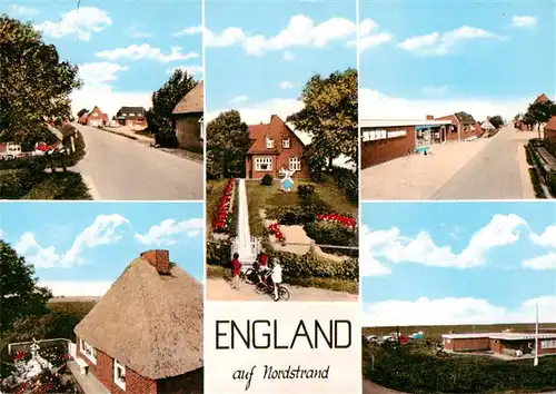 AK / Ansichtskarte  England_Nordstrand Teilansichten Dorfstrasse 