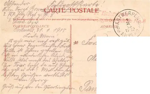AK / Ansichtskarte  Hoogstraeten_Hoogstraten_Belgie La Gendarmerie Feldpost 
