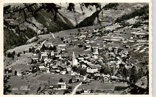AK / Ansichtskarte  Evolene_VS Fliegeraufnahme 