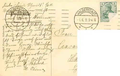 AK / Ansichtskarte  Halberstadt Friedrichsplatz Halberstadt