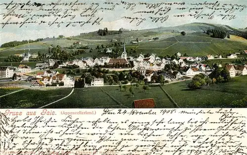 AK / Ansichtskarte  Gais_AR Panorama Gais_AR