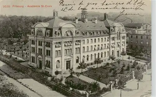 AK / Ansichtskarte  Fribourg__FR Academie St Croix 