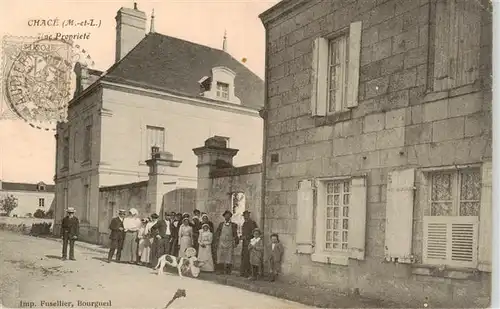 AK / Ansichtskarte  Chace_49_Maine-et-Loire Rue Propriete 