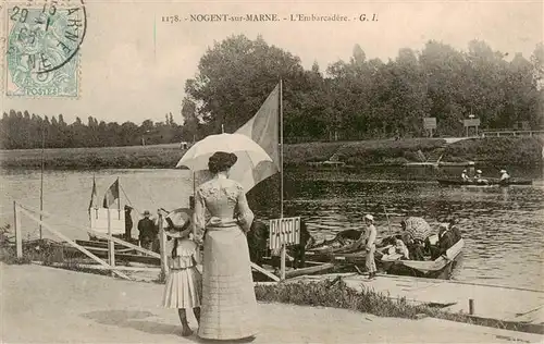 AK / Ansichtskarte  Nogent-sur-Marne_94 Embarcadere 