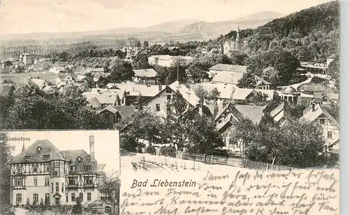 AK / Ansichtskarte  Bad_Liebenstein Panorama Sanatorium Bad_Liebenstein