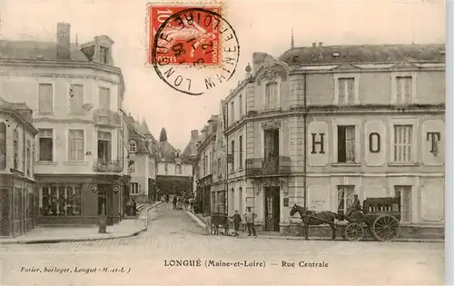 AK / Ansichtskarte  Longue-Jumelles_49_Maine-et-Loire Rue Centrale 