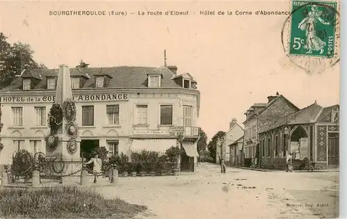 AK / Ansichtskarte  Bourgtheroulde-Infreville_27_Eure La route dElbeuf Hotel de la Corne d'Abondance 