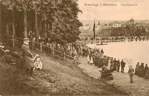 AK / Ansichtskarte  Braunlage Gondelteich Braunlage