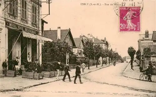 AK / Ansichtskarte  Esbly_77_Seine-et-Marne Rue de Meaux 