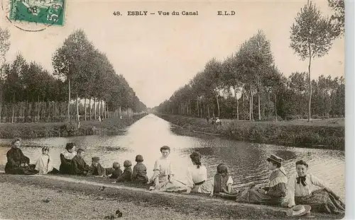 AK / Ansichtskarte  Esbly_77_Seine-et-Marne Vue du Canal 