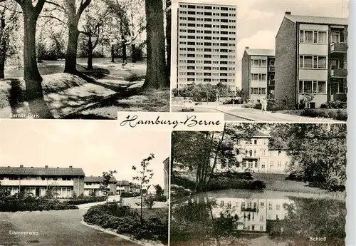 AK / Ansichtskarte  Berne_Hamburg Berner Park Wohnsiedlung Hochhaus Schloss Eismeerweg 