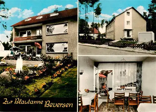 AK / Ansichtskarte  Bad_Bevensen Gaestehaus Pension Haus zur Blautanne Bad_Bevensen