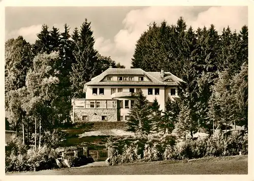 AK / Ansichtskarte  Bad_Sachsa_Harz Genesungsheim Bergfrieden Bad_Sachsa_Harz