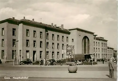 AK / Ansichtskarte  Gera Hauptbahnhof Gera