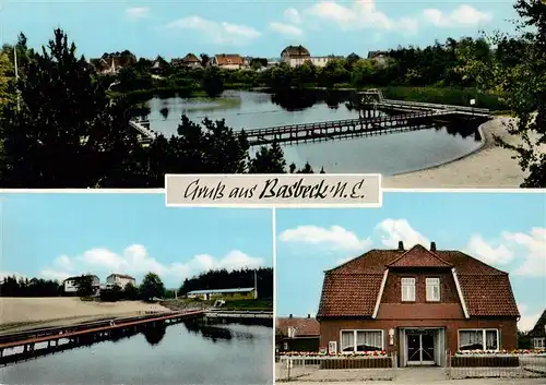 AK / Ansichtskarte 73874563 Basbeck_Hemmoor Gasthaus Zum Altdeutschen Haus Strandcafé 