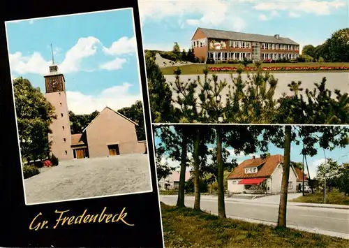 AK / Ansichtskarte  Gross-Fredenbeck_Fredenbeck Kirche Teilansichten 