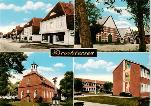 AK / Ansichtskarte  Drochtersen Ortsansichten Kirche Drochtersen