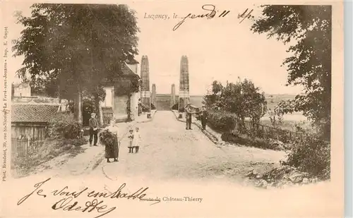 AK / Ansichtskarte  Luzancy_77_Seine-et-Marne Route de Chateau Thierry 