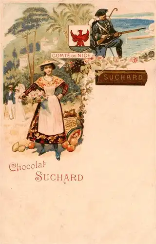 AK / Ansichtskarte  Nice__06_Nizza Comte de Nice Chocolat Suchard 