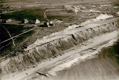 AK / Ansichtskarte 73874640 Kampen__Sylt Fliegeraufnahme mit Steilkueste 