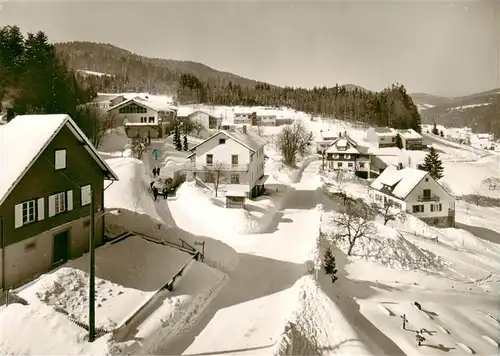 AK / Ansichtskarte  Hundsbach_Forbach Winterpanorama Hundsbach Forbach