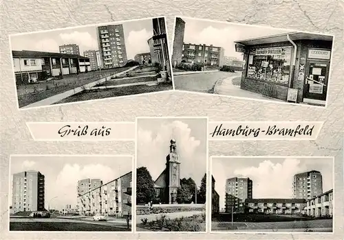 AK / Ansichtskarte 73874678 Bramfeld_Hamburg Teilansichten Kiosk Elli Knuth 