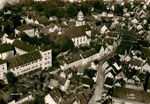 AK / Ansichtskarte  Messkirch Fliegeraufnahme Messkirch