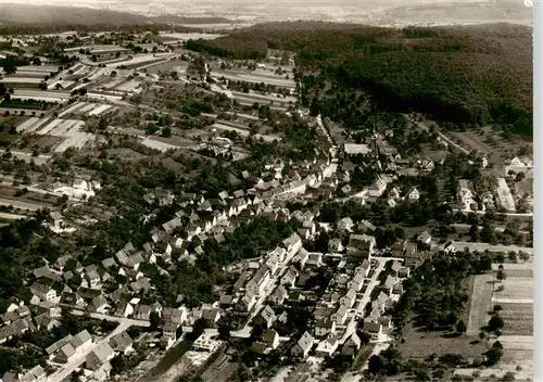 AK / Ansichtskarte  Woeschbach_Pfinztal Fliegeraufnahme 