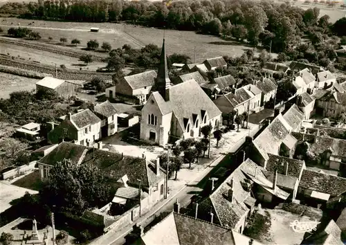 AK / Ansichtskarte  Montacher-Villegardin_89_Yonne Eglise Vue aerienne 
