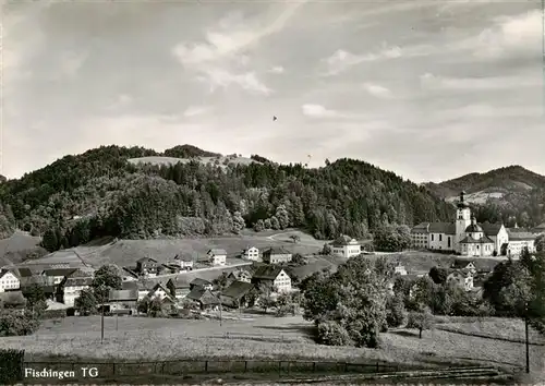 AK / Ansichtskarte  Fischingen_TG Panorama Kirche Fischingen TG