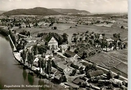 AK / Ansichtskarte  St_Katharinenthal_Diessenhofen_TG Fliegeraufnahme 