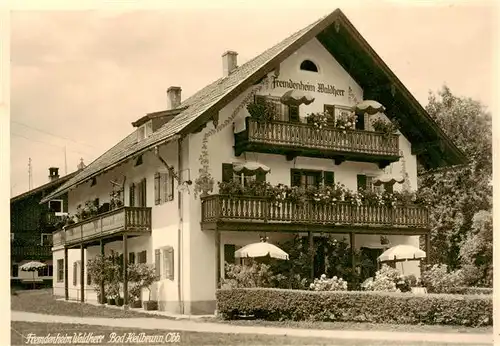 AK / Ansichtskarte  Bad_Heilbrunn Fremdenheim Waldherr Bad_Heilbrunn