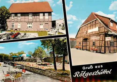 AK / Ansichtskarte  Roetgesbuettel Viktor Ruge Gastwirtschaft Terrasse Roetgesbuettel